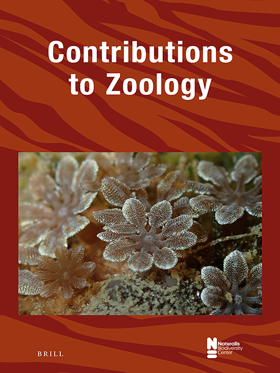 Go to journal home page - Contributions to Zoology